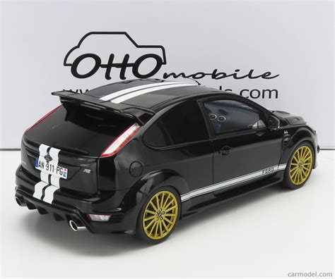 Otto Mobile Ot1008 Scale 118 Ford England Focus Rs Mkii 2010 24h Le Mans Tribute Black White