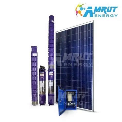 Amrut Energy Centrifugal Submersible Hp Solar Irrigation System