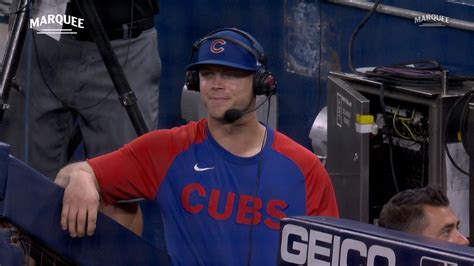 This Is Different How Nico Hoerner Entertains Himself In Cubs Dugout