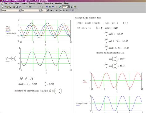 Mathcad Worksheet Template