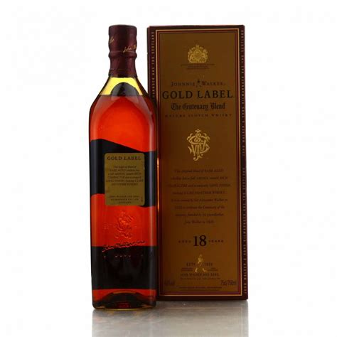 Johnnie Walker Gold Label Centenary Blend 18 Year Old Whisky Auctioneer