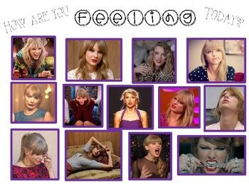 How Are You Feeling Chart ~ Taylor Swift Style by Laura Peers | TPT