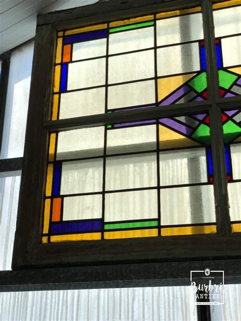 Antique Stained Glass Window Glas In Lood Deuren En Ramen Oude