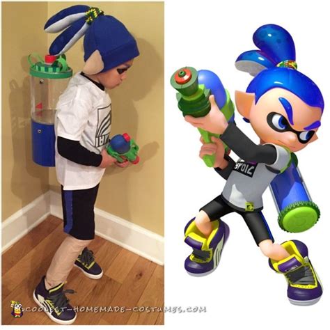 Inkling Boy Costume From Splatoon Boy Costumes Splatoon Costume