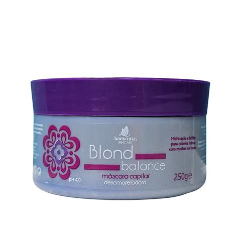 Máscara Blond Balance Barrominas BM CARE Compre Aqui Todos os