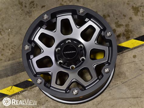 Realview Of Vision Offroad Se7en 416 Satin Gray 17x9 12 416 7970sgsb12