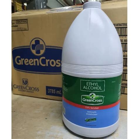 GreenCross Alcohol 5in1 Total Defense 3785ml Gallon Isopropyl Green