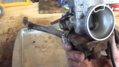 How To Service A Honda ATV 4 Wheeler Carburetor Remove Clean Rebuild