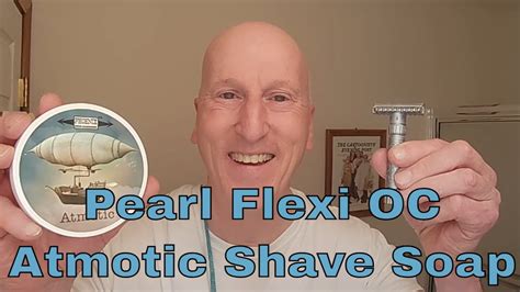 A Cold Wave Shave With The Pearl Flexi Open Comb Razor Atmotic Shave