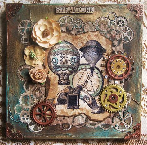 Steampunk Canvas Steampunk Cards Steampunk Wall Art Victorian