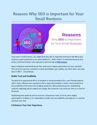 PPT Reasons Why CRM Is Important For Your Small Business PowerPoint