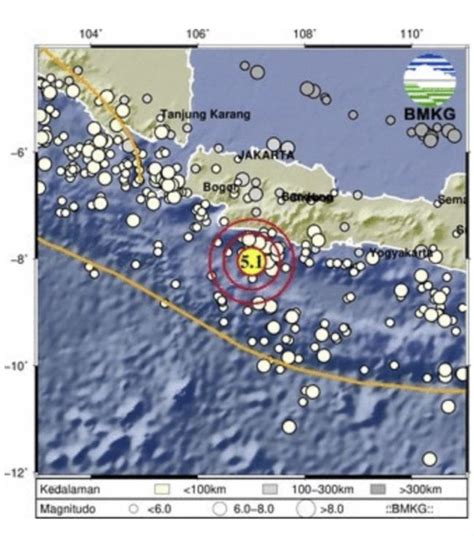 Gempa M 5 1 Guncang Sukabumi Terasa Hingga Pelabuhan Ratu