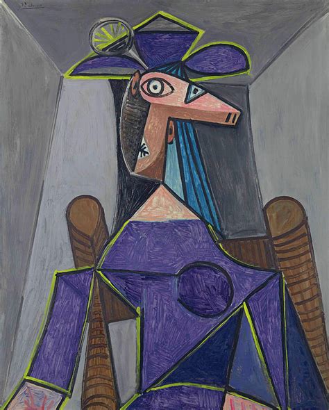 Pablo Picasso Portrait Of A Woman Dora Maar Painting By Dan Hill