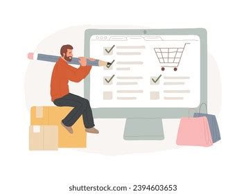 My Orders List Isolated Concept Vector Stock Vector (Royalty Free ...