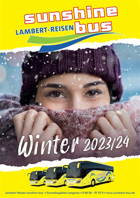 Lambert Reisen Sunshine Bus Winterkatalog 2023 24 Seite 32 33