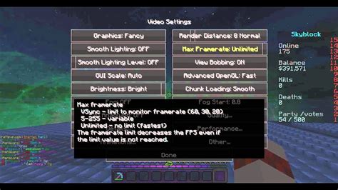 []the Best 💲pvp💲 Settings For Minecraft [] Youtube