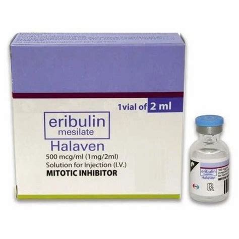 Halaven Eribulin Injection Mg Ml Packaging Type Glass Bottle At