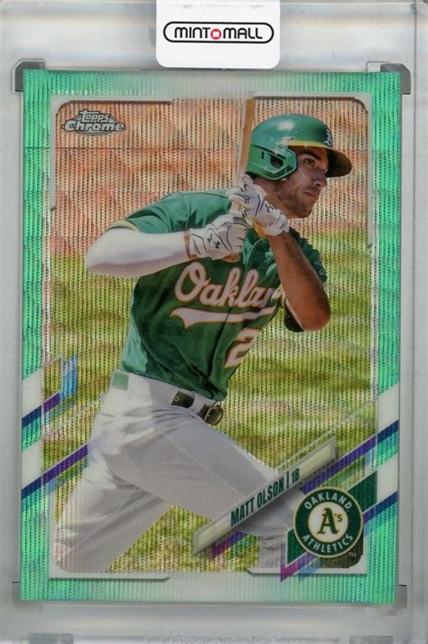 Mint Topps Chrome Oakland Athletics Matt Olson Base