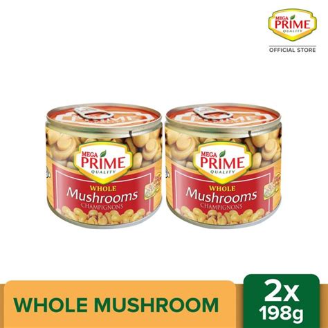 Mega Prime Whole Mushroom 198g By 2 S Lazada PH