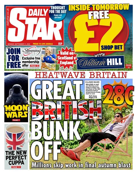 Daily Star Front Page 11th Of September 2023 Tomorrows Papers Today