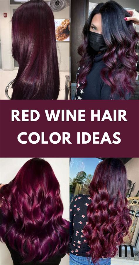 30+ Stunning Red Wine Hair Color Ideas To Rock This Year | Wine hair ...