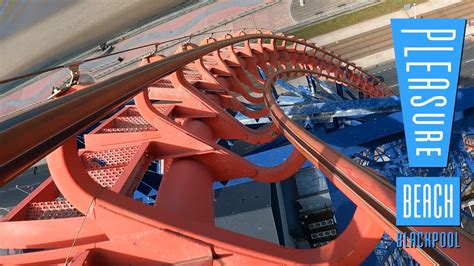 The Big One Pepsi Max Between The Rails On Ride Pov 4k Blackpool Pleasure Beach Youtube