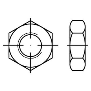 ISO 8675 Sechskantmu M Fasen A2 M 18 X 1 5 VE 50