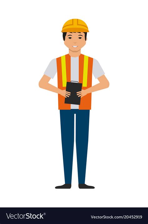 Construction worker cartoon icon Royalty Free Vector Image