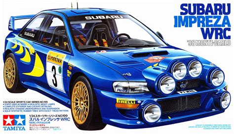 Scale Tamiya Subaru Impreza Wrc Monte Carlo Rally Model Kit