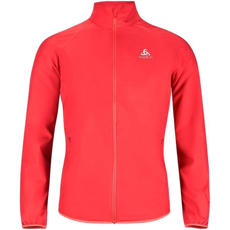 Odlo Women S Essentials Light Running Jacket American Beauty Bike