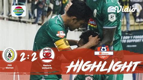 Full Highlight PSS Sleman 2 Vs 2 Madura United Shopee Liga 1 2019