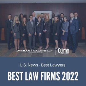 Damian Valori Llp Culmo Trial Attorneys Recognized In The