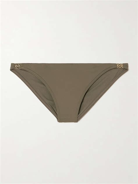 LOEWE Paula S Ibiza Embellished Bikini Briefs NET A PORTER