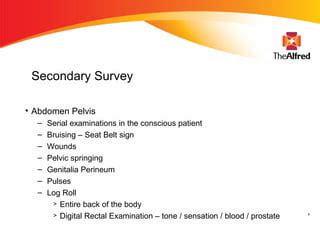 Secondary Survey Helen Stergiou PPT