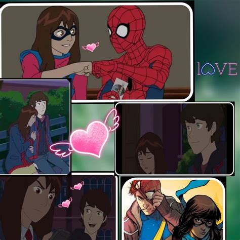 💖kamala Khan And Peter Parker 💖 Marvel And Dc Superheroes Marvel