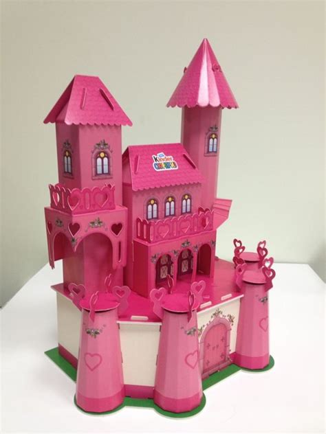 3d Paper Craft Castle For A Princess On Behance Castle Cakes Laser