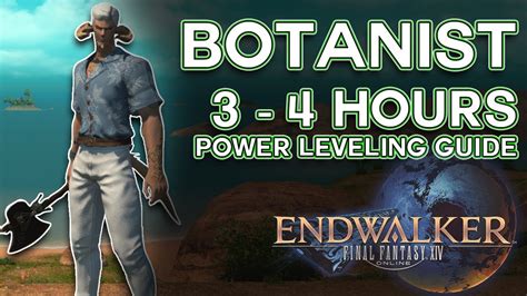 Leveling Botanist From 80 To 90 In 3 4 Hours Ffxiv Endwalker Youtube