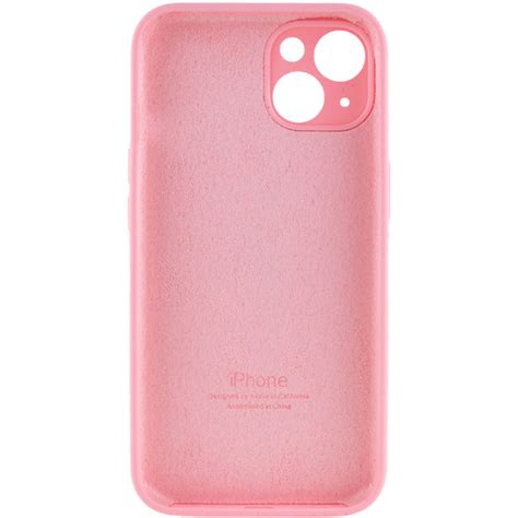 Чехол на Apple iPhone 14 / для айфон 14 силикон АА Розовый / Light pink ...