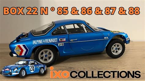 BOX 22 N85 86 87 88 CONSTRUIRE L ALPINE A110 1600S