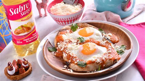 Huevos Estrellados En Pan Pita Sabrosano Aceite De Cocina Recetas