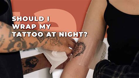 how long to leave bandage on tattoo