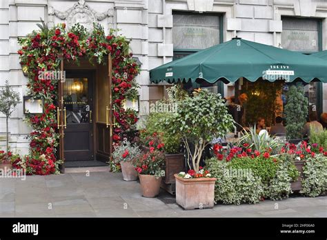 The Ivy Market Grill Restaurant Floral Facade Outside Seating In