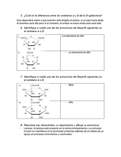 Solution Estructura C Clica De Los Carbohidratos Y Reacciones Studypool