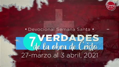 Agenda Semana Santa 2021 YouTube