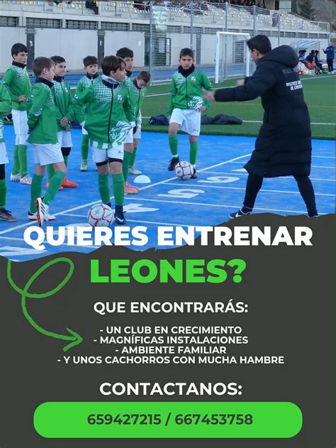 Quieres Entrenar Con Nosotros Club Atl Tico Leones De Castilla