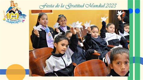 Fiesta De La Gratitud Mundial C E P Mar A Auxiliadora Huancayo Cepma