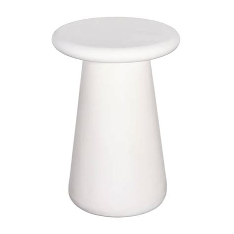 Giga Meubel Bijzettafel Rond Beige 35cm Betonlook Tafel Romy