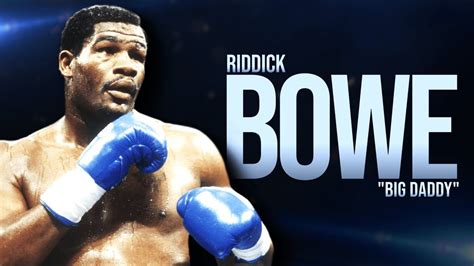 The Crazy Career Of Riddick Bowe Youtube