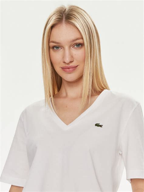 Lacoste T Shirt Tf Bia Y Regular Fit Modivo Pl