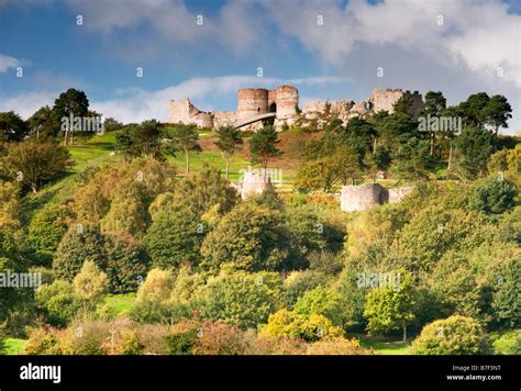 The Inner Keep And Ramparts Of Beeston Castle At The Turn Of Autumn